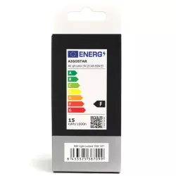 Żarówka E27 15W 6500K z czujnikiem zmierzchu biała zimna 1500lm A60 - 8433325387099