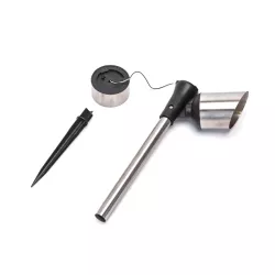 Reflektor ogrodowy solarny LED ze stali nierdzewnej biały zimny 6500K - 8433325328764