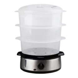 Elektryczny parowar ze stali nierdzewnej 9L 800W FITFOODIE STEEL - 8433325503130