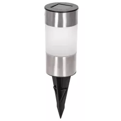 Ambientowa lampa ogrodowa solarna LED ze stali nierdzewnej słupek - 8433325321512
