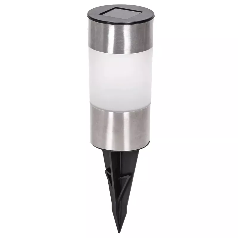 Ambientowa lampa ogrodowa solarna LED ze stali nierdzewnej słupek - 8433325321512