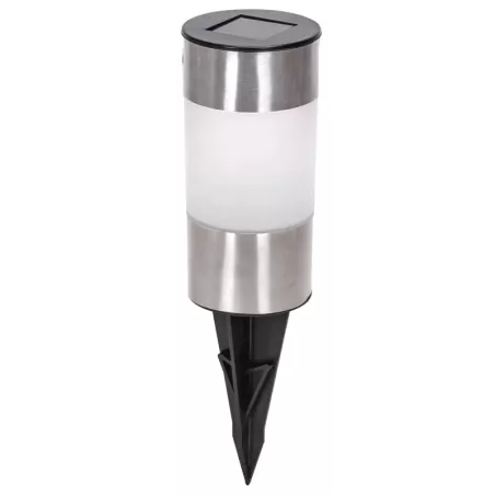 Ambientowa lampa ogrodowa solarna LED ze stali nierdzewnej słupek - 8433325321512