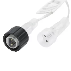 Przezroczysty 5-metrowy dwu żyłowy przedłużacz do lampek choinkowych - 8433325366506