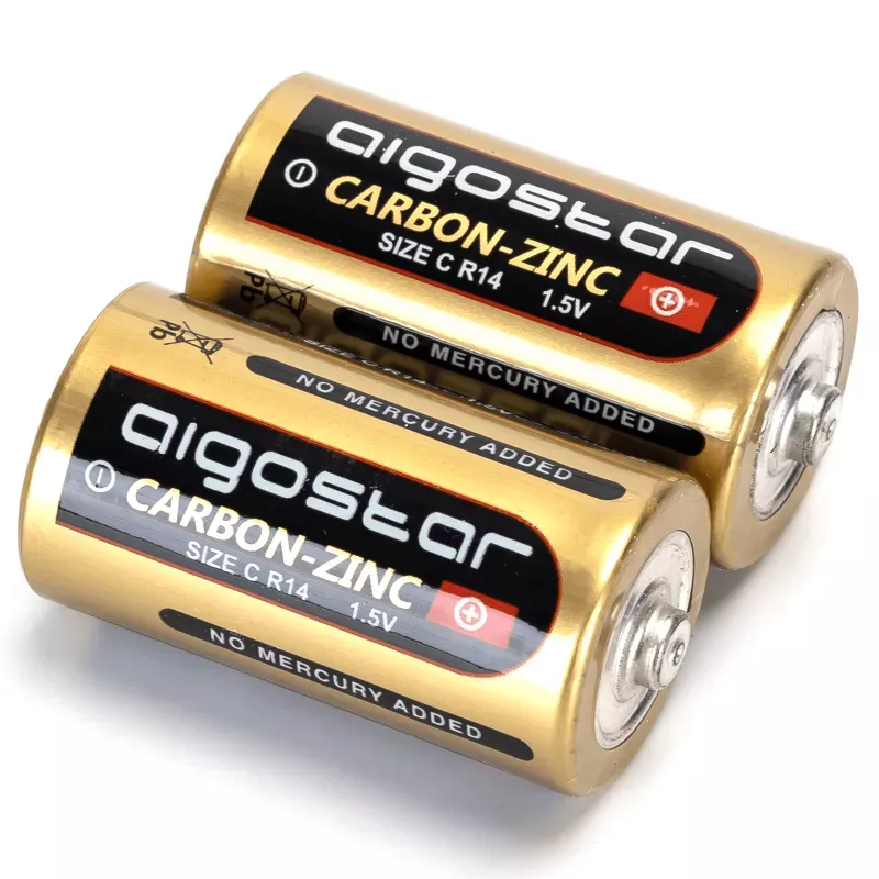 Bateria alkaliczna cynkowo-węglowa R14 1.5V opakowanie 2 szt. - 8433325185510