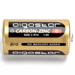 Bateria alkaliczna cynkowo-węglowa R14 1.5V opakowanie 2 szt. - 8433325185510