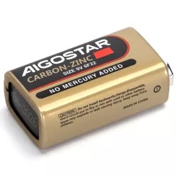 Bateria alkaliczna cynkowo-węglowa 6F22 9V 1 szt. - 8433325185534