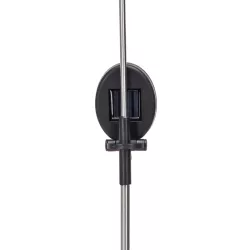 Ambientowa lampa ogrodowa solarna LED ze stali nierdzewnej łyszczec - 8433325321734