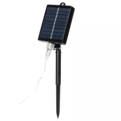 Solarna taśma świetlna z deszczem meteorytów 30 cm, Ciepła biel, - 8433325329044