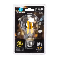 Żarówka LED 16W/230V Filament A60 E27 barwa bursztynowa 1760lm - 8433325358327
