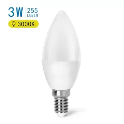 LED C37 E14 3W - 8433325175849