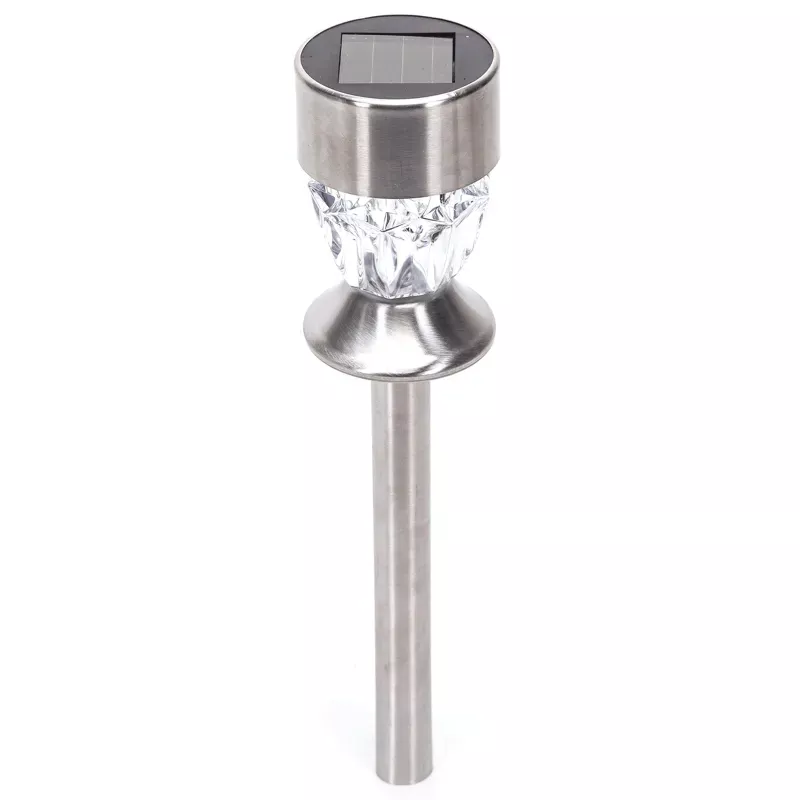 Ambientowa lampa ogrodowa solarna LED ze stali nierdzewnej diament - 8433325321703