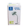 Lampa biurkowa z klipsem elastyczna bez źródła światła Srebrna E27 - 8433325182281