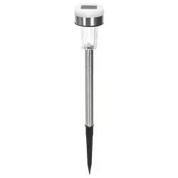 Ambientowa lampa ogrodowa solarna LED ze stali nierdzewnej - 8433325321482