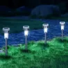 Ambientowa lampa ogrodowa solarna LED ze stali nierdzewnej - 8433325321482