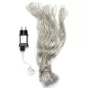 Siatka 200 led 3x1.5m ciepła kurtyna zewnętrzna niskonapięciowa - 8433325381684