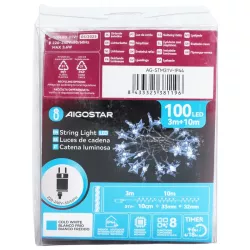 Niskonapięciowa taśma świetlna w kształcie płatków śniegu i - 8433325381196