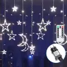 Niskonapięciowe podłączane lampki sznurkowe, gwiazdy i księżyce - 8433325366025