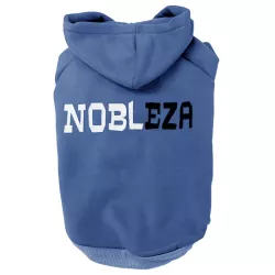 Bluza XL 40cm z kapturem dla psa z firmowym nadrukiem miękka i wygodna - 8719138065813