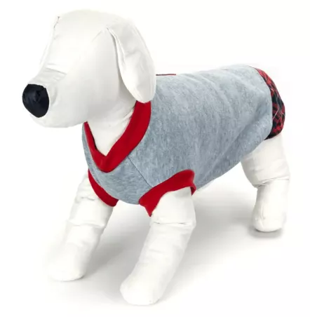 Bluza dres XXL 45 cm golf dla psa z naszywką misia miękka i wygodna - 8719138065769