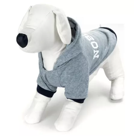 Bluza XL 40cm z kapturem dla psa z firmowym nadrukiem miękka i wygodna - 8719138065813