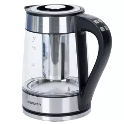 Szklany czajnik elektryczny JOHN 2200 W 1.7L z regulacją temperatury - 8433325408381