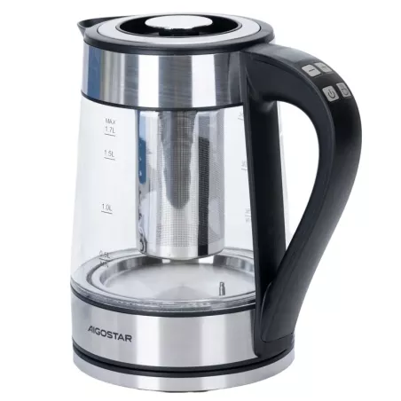 Szklany czajnik elektryczny JOHN 2200 W 1.7L z regulacją temperatury - 8433325408381