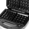 Opiekacz do kanapek gofrów ANTHONY o mocy 800 W z 3 zestawami płytek - 8433325411916