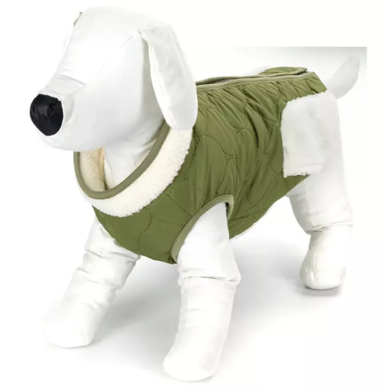 Kurtka pikowana 25 cm rozmiar S płaszczyk dla psa na chłodne dni - 8719138065486