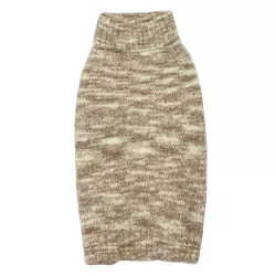 Kolorowy sweterek S 25 cm dla psa z plecionym wzorem miękki i wygodny - 8719138064861