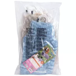 Kolorowy sweterek S 25 cm dla psa z plecionym wzorem miękki i wygodny - 8719138064861