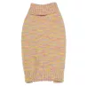 Kolorowy sweterek L 35 cm dla psa z plecionym wzorem miękki i wygodny - 8719138064977