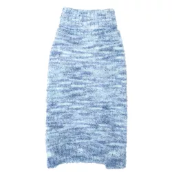 Kolorowy sweterek XL 40 cm dla psa z plecionym wzorem miękki i wygodny - 8719138065134