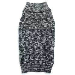 Sweterek S 25 cm dla psa ze ściegiem warkoczowym miękki i wygodny - 8719138065424