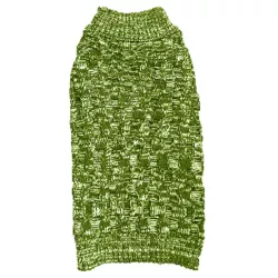 Sweterek XL 40 cm dla psa ze ściegiem warkoczowym miękki i wygodny - 8719138065455