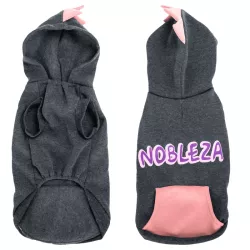 Bluza XXL 45cm dla psa z kapturem kieszonką nadrukiem miękka i wygodna - 8719138065882