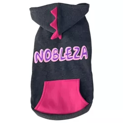 Bluza XXL 45cm dla psa z kapturem kieszonką nadrukiem miękka i wygodna - 8719138065882