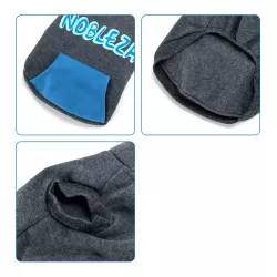 Bluza XXL 45cm dla psa z kapturem kieszonką nadrukiem miękka i wygodna - 8719138065882