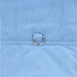 Płaszcz dla psa XS 20 cm sztruksowy w jednolitym kolorze z klamrą - 8719138065899