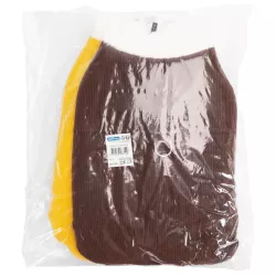 Płaszcz dla psa XL 40 cm sztruksowy w jednolitym kolorze z klamrą - 8719138066100