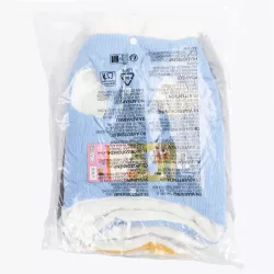 Płaszcz dla psa XXL 45 cm sztruksowy w jednolitym kolorze z klamrą - 8719138066148