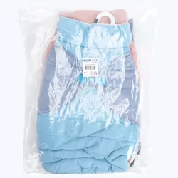 Płaszcz dla psa XXL 45 cm pikowany w jednolitym kolorze z klamrą - 8719138066940