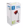 Lampa biurkowa z klipsem bez źródła światła Czerwona E27 - 8433325182304