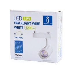 LED Dwuprzewodowe światło szynowe białe  15W - 8433325202217