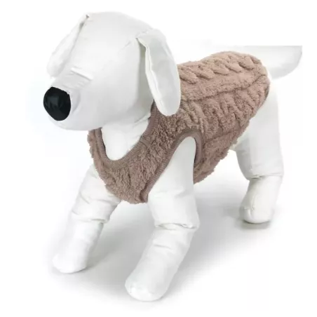 Bluza sweterek XS 20 cm dla psa z plecionym wzorem miękki i wygodny - 8719138065653