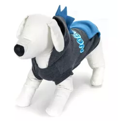 Bluza XS 25 cm dla psa z kapturem kieszonką nadrukiem miękka i wygodna
