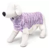 Kolorowy sweterek S 25 cm dla psa z plecionym wzorem miękki i wygodny - 8719138064861