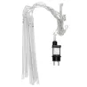 Lampki sople 8x30cm świąteczne meteory led padający śnieg ciepłe ip44 - 8433325366285