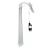 Lampki sople 8x50cm świąteczne meteory led padający śnieg ciepłe ip44 - 8433325366346