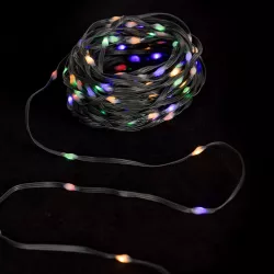 Sznur 30mb 300led kolorowych lampek Ip44 taśma świetlna z zasilaczem - 8433325381998