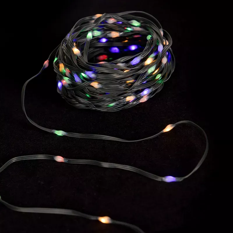 Sznur 30mb 300led kolorowych lampek Ip44 taśma świetlna z zasilaczem - 8433325381998